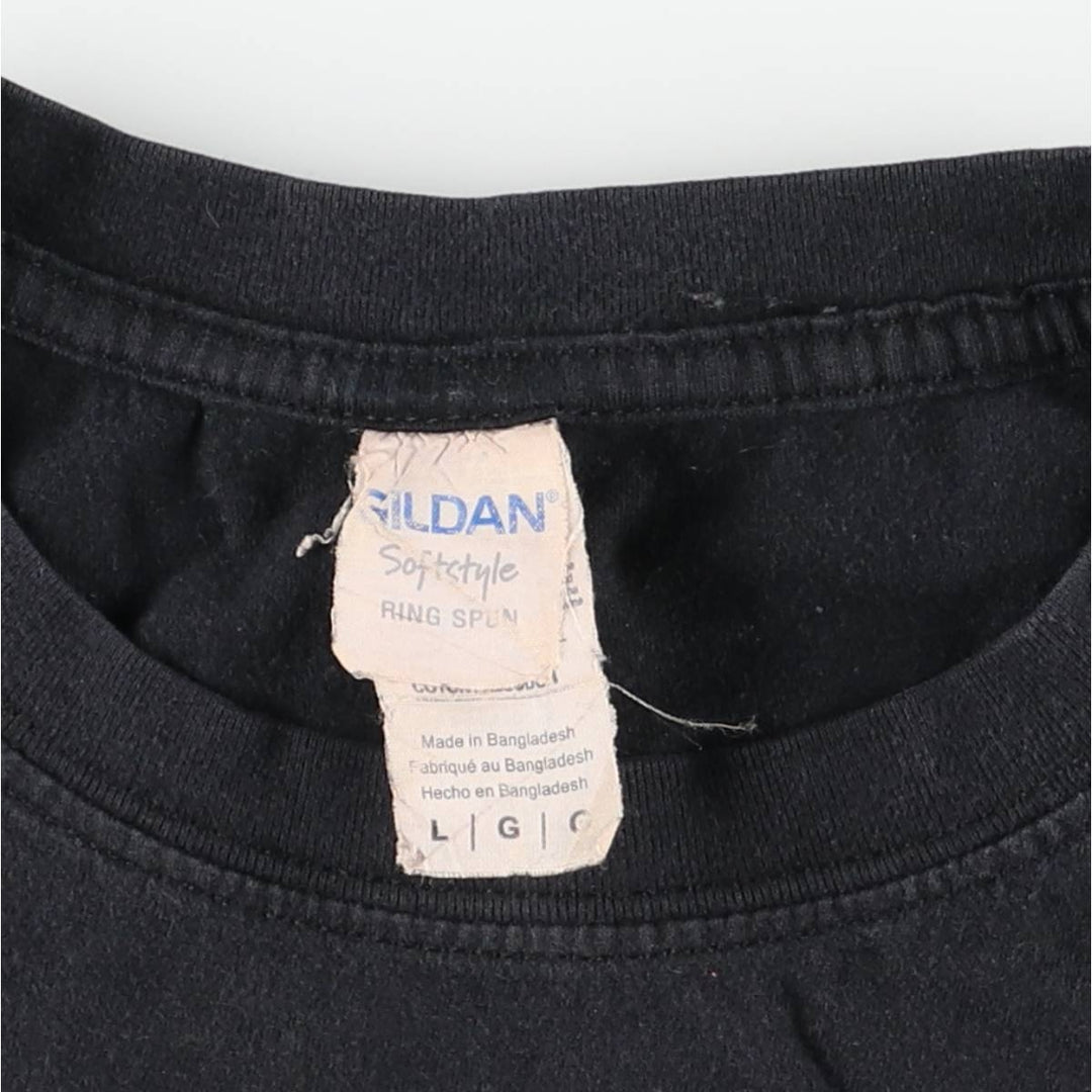 Gildan Foo Fighters Band T-shirt, Men's L size cotton black type Vintage Second Hand