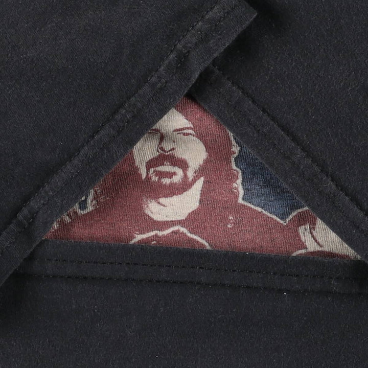 Gildan Foo Fighters Band T-shirt, Men's L size cotton black type Vintage Second Hand