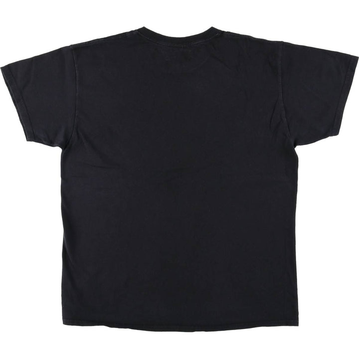 Gildan Slayer Skull Pattern Band T-Shirt (Men's Size L) cotton black type Vintage Second Hand