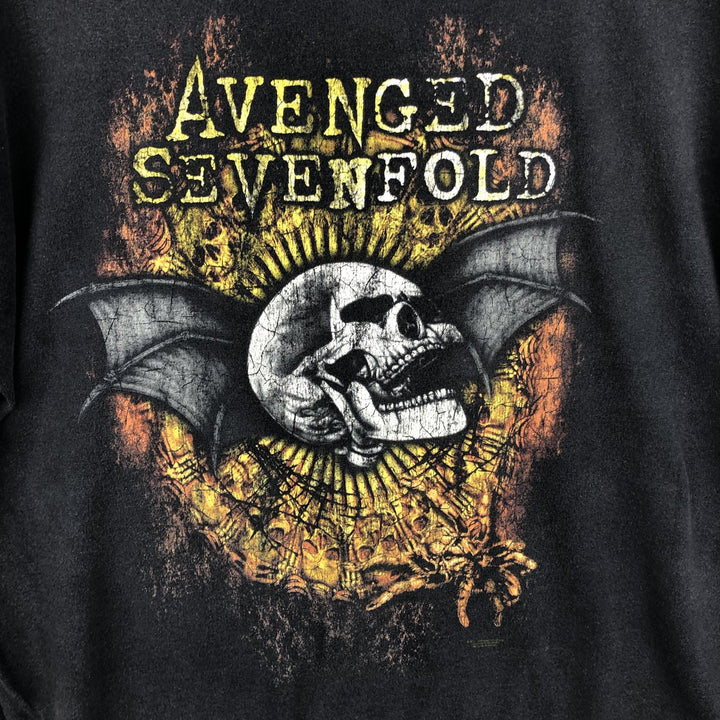 ALSTYLE AVENGED SEVENFOLD Band T-shirt, Men's XL equivalent. cotton black type Vintage Second Hand