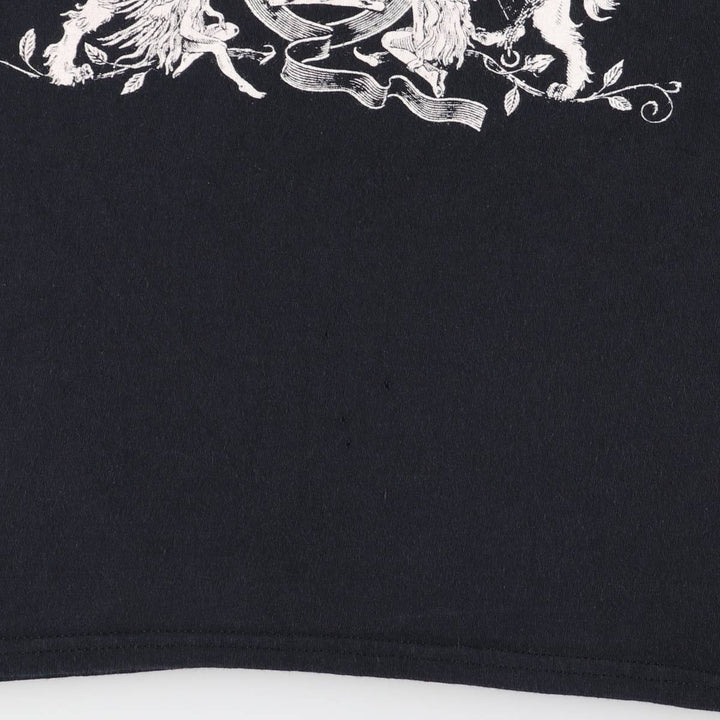 QUEEN Band T-shirt, Men's L size cotton black type Vintage Second Hand