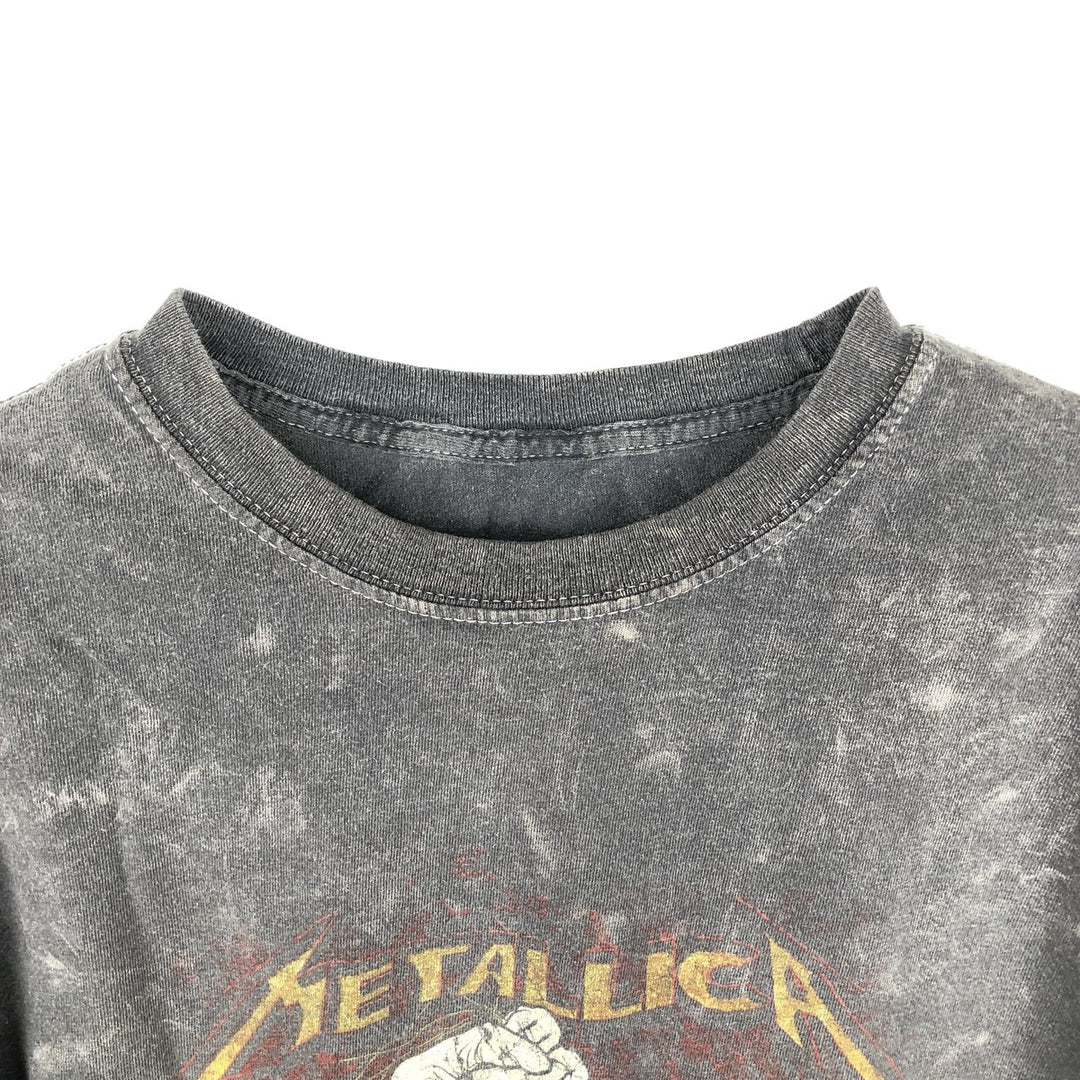Metallica Metallica Band T-shirt Band T Men's L size unclear gray type Vintage Second Hand