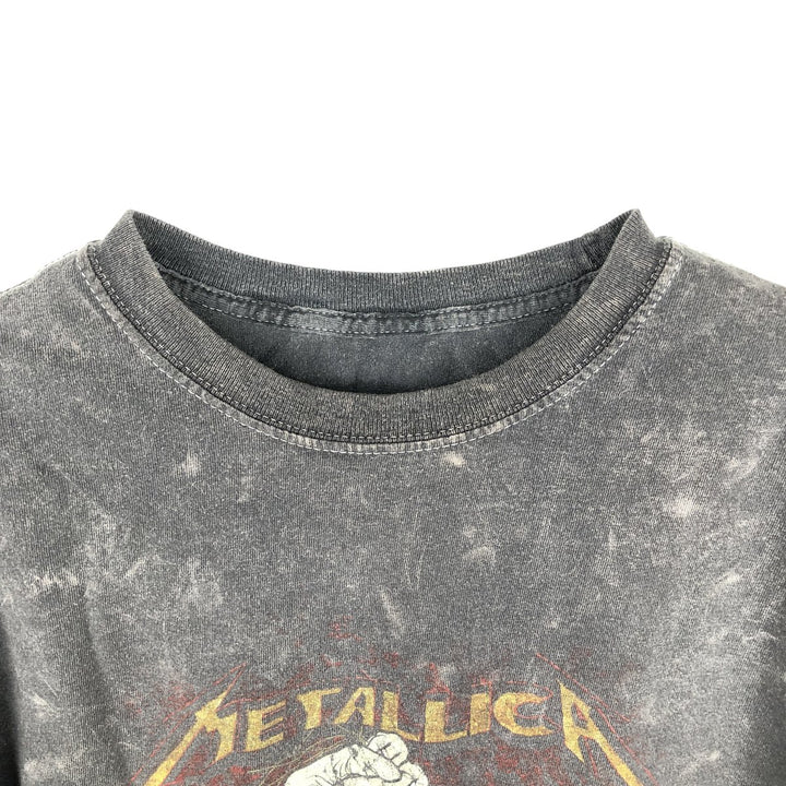 Metallica Metallica Band T-shirt Band T Men's L size unclear gray type Vintage Second Hand