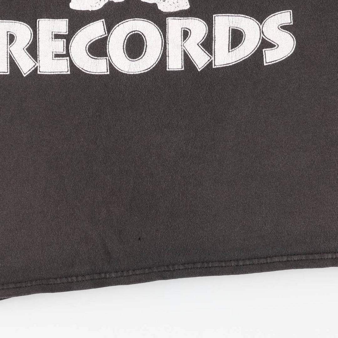 DEATH ROW RECORDS Rap T-shirt, Men's Size L cotton black type Vintage Second Hand