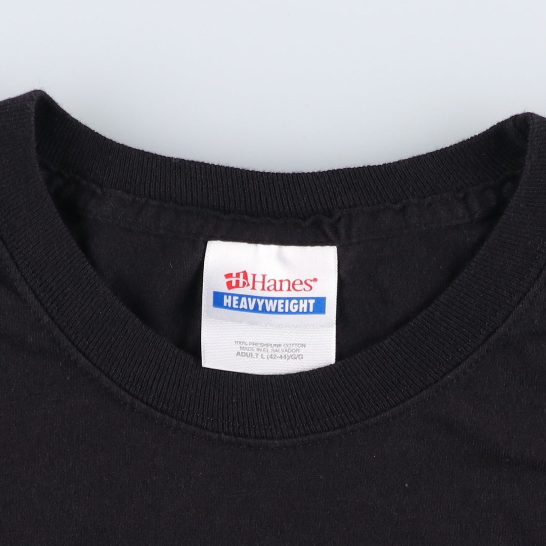 2000'S Hanes Aventura Band T-shirt, Men's Size L (approx.) cotton black type Vintage Second Hand