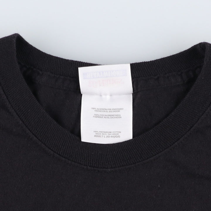 2000'S Hanes Aventura Band T-shirt, Men's Size L (approx.) cotton black type Vintage Second Hand