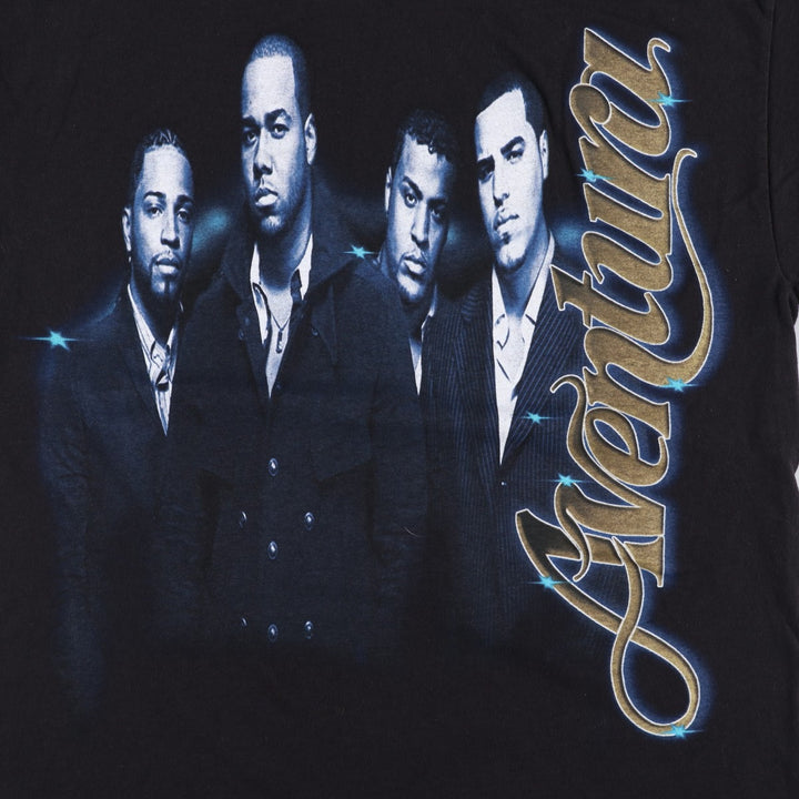 2000'S Hanes Aventura Band T-shirt, Men's Size L (approx.) cotton black type Vintage Second Hand