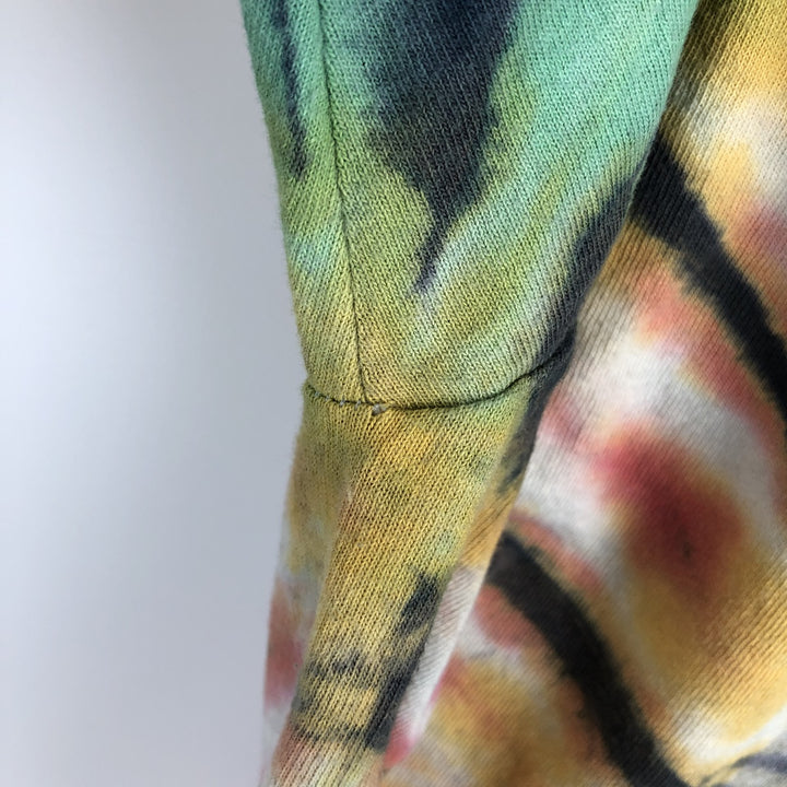 SNOOP DOGG Snoop Dog Tie-dye Pattern Rap T-shirt Men's M size cotton green type Vintage Second Hand