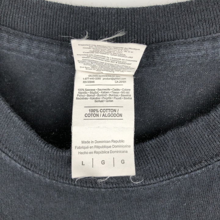 Gildan Luminous Bodies Band T-Shirt (Men's Size L) cotton black type Vintage Second Hand