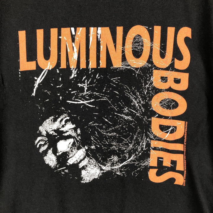 Gildan Luminous Bodies Band T-Shirt (Men's Size L) cotton black type Vintage Second Hand