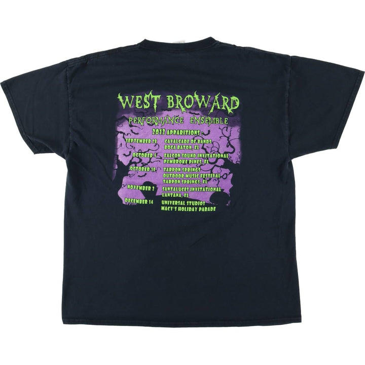 Gildan Samhain Band T-shirt, Men's XL equivalent. cotton black type Vintage Second Hand