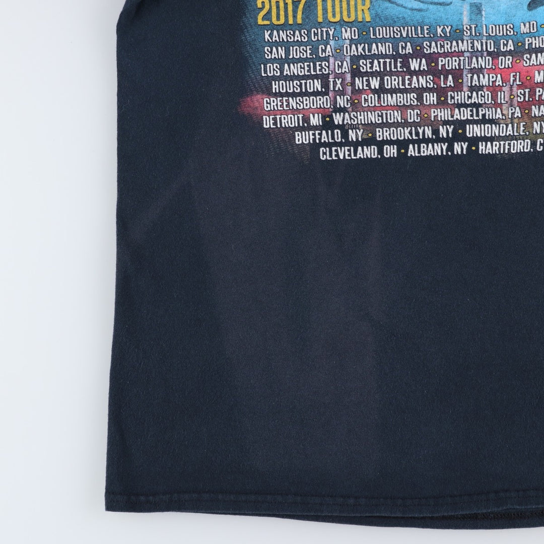 PINK FLOYD Pink Floyd Band T-shirt Band T Men's L size cotton black type Vintage Second Hand