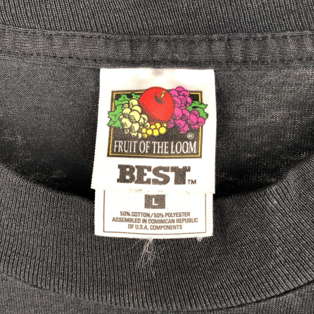 FRUIT OF THE LOOM DROPKICK MURPHYS Band T-shirt (Men's size L equivalent) cotton black type Vintage Second Hand