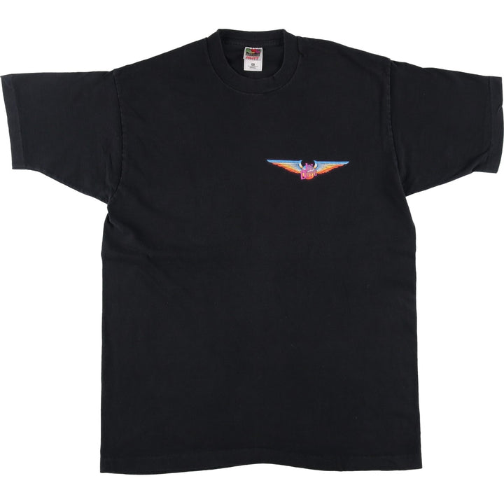 90'S Fruit of the Loom Joe Diffie Band T-Shirt, Made in USA, Men's XL equivalent, Vintage cotton black type Vintage Second Hand