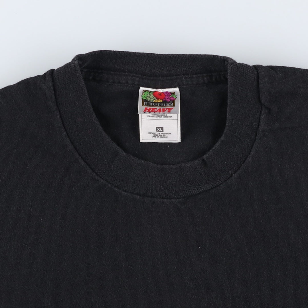 90'S Fruit of the Loom Joe Diffie Band T-Shirt, Made in USA, Men's XL equivalent, Vintage cotton black type Vintage Second Hand