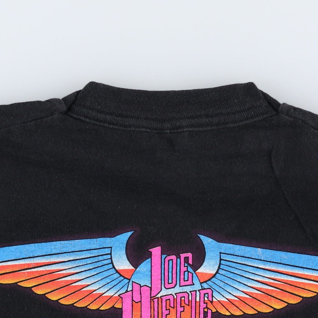 90'S Fruit of the Loom Joe Diffie Band T-Shirt, Made in USA, Men's XL equivalent, Vintage cotton black type Vintage Second Hand
