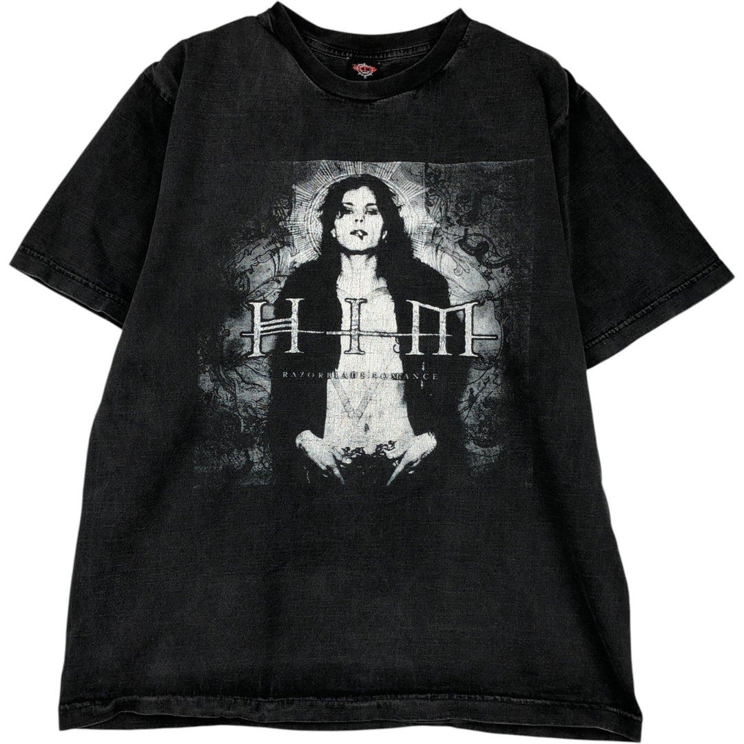 THE GTS HIM Band T-shirt (Men's size M) unclear black type Vintage Second Hand