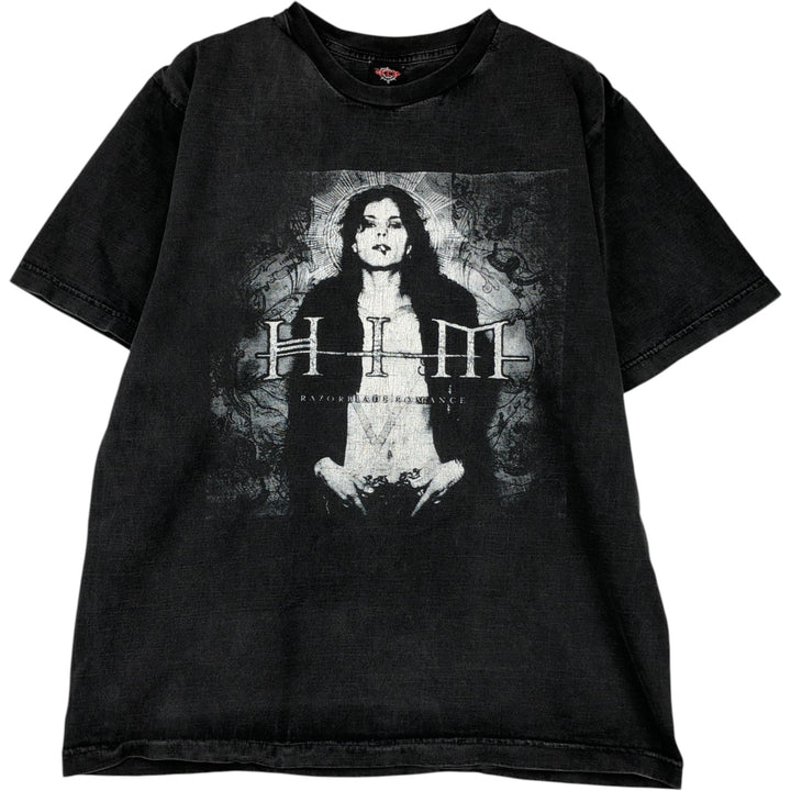 THE GTS HIM Band T-shirt (Men's size M) unclear black type Vintage Second Hand