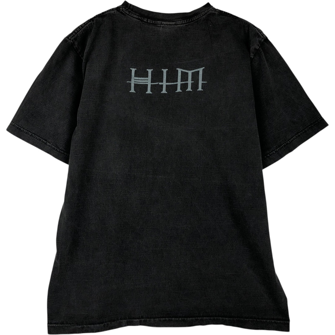 THE GTS HIM Band T-shirt (Men's size M) unclear black type Vintage Second Hand