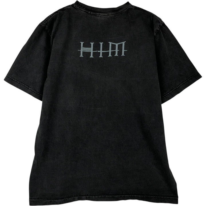 THE GTS HIM Band T-shirt (Men's size M) unclear black type Vintage Second Hand