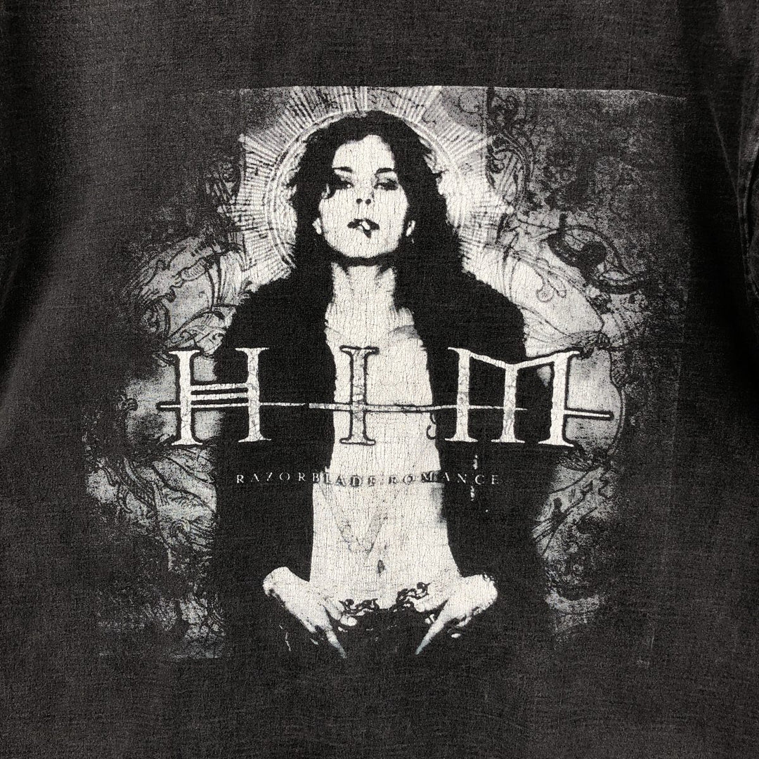 THE GTS HIM Band T-shirt (Men's size M) unclear black type Vintage Second Hand