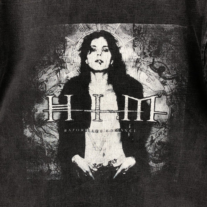 THE GTS HIM Band T-shirt (Men's size M) unclear black type Vintage Second Hand