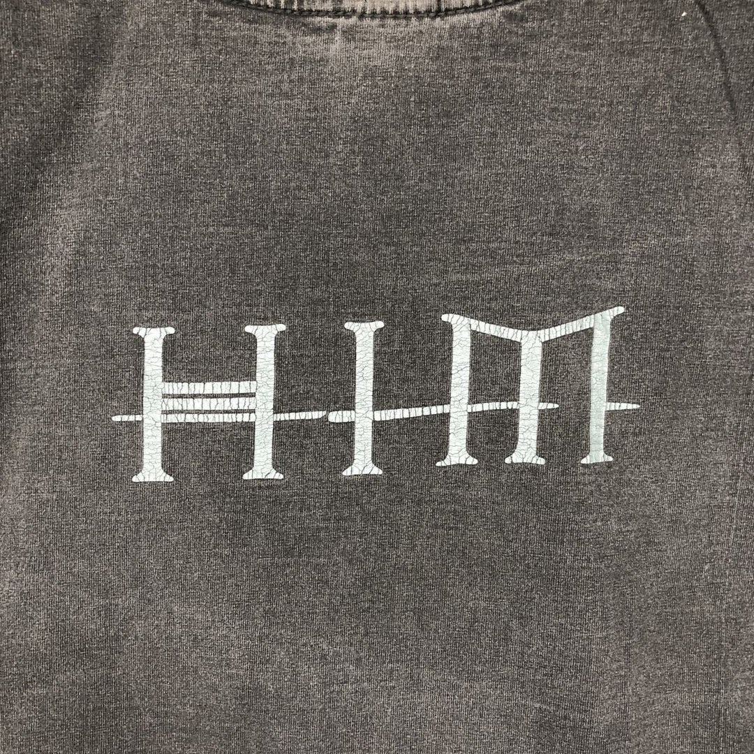 THE GTS HIM Band T-shirt (Men's size M) unclear black type Vintage Second Hand