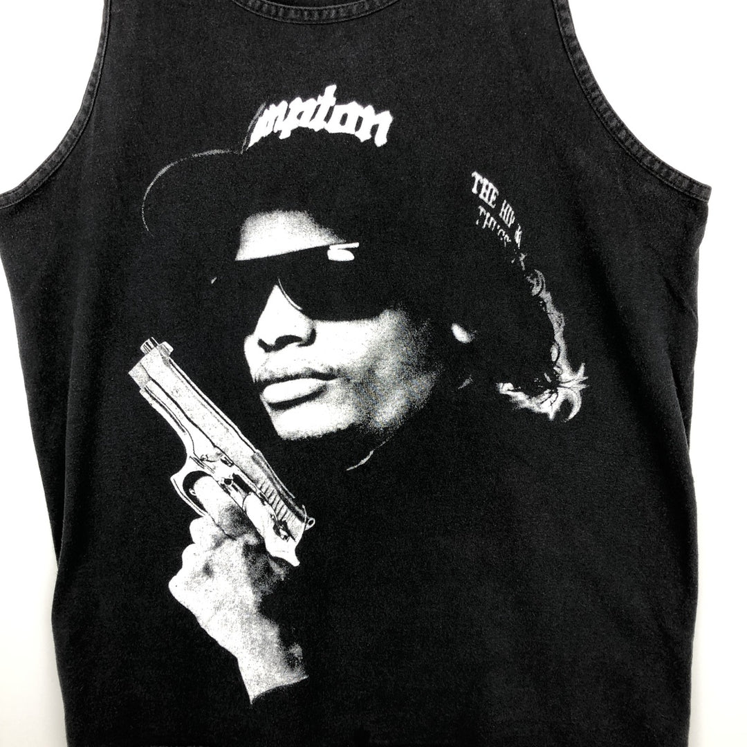 EAZY-E Tank Top, Men's Size M (equivalent) unclear black type Vintage Second Hand