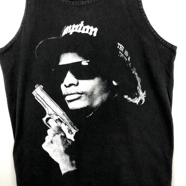 EAZY-E Tank Top, Men's Size M (equivalent) unclear black type Vintage Second Hand