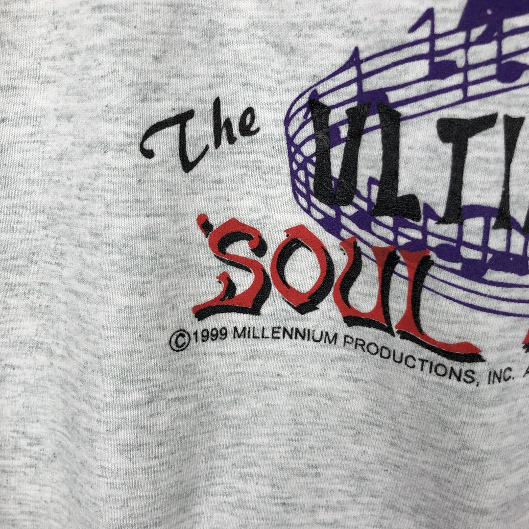 90'S Fruit of the Loom JESUS The ULTIMATE SOUL MAN Band T-shirt, Men's XL equivalent. cotton gray type Vintage Second Hand