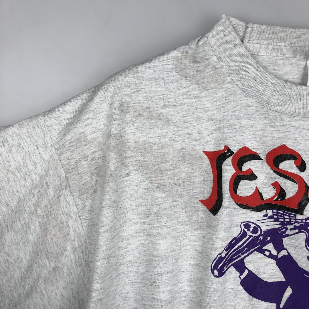 90'S Fruit of the Loom JESUS The ULTIMATE SOUL MAN Band T-shirt, Men's XL equivalent. cotton gray type Vintage Second Hand