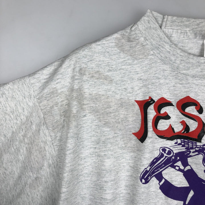 90'S Fruit of the Loom JESUS The ULTIMATE SOUL MAN Band T-shirt, Men's XL equivalent. cotton gray type Vintage Second Hand