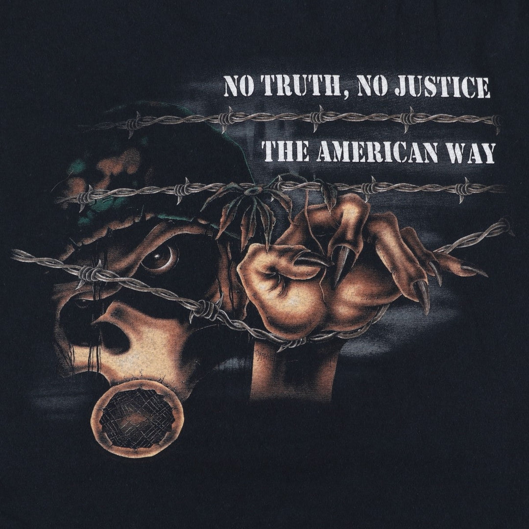 Gildan SACRED REICH Band T-shirt, Men's XL equivalent. cotton black type Vintage Second Hand