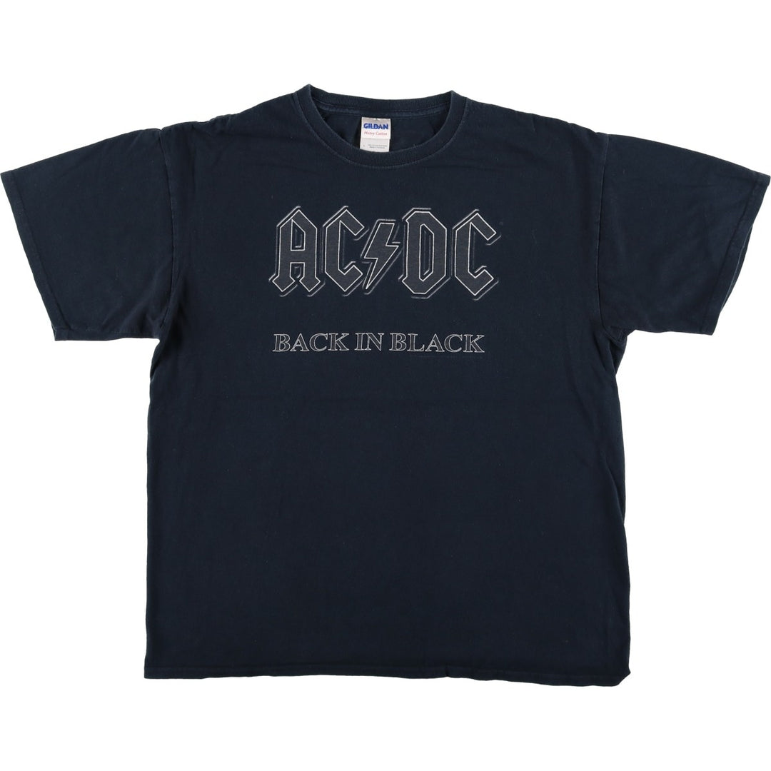 Gildan AC cotton black type Vintage Second Hand