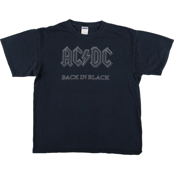 Gildan AC cotton black type Vintage Second Hand