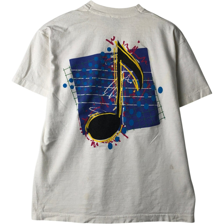 90'S Fruit of the Loom Band T-Shirt, Men's Size L (approx.), Vintage cotton white type Vintage Second Hand