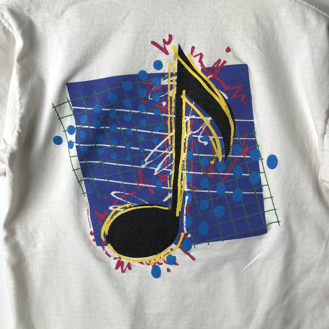 90'S Fruit of the Loom Band T-Shirt, Men's Size L (approx.), Vintage cotton white type Vintage Second Hand