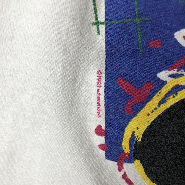 90'S Fruit of the Loom Band T-Shirt, Men's Size L (approx.), Vintage cotton white type Vintage Second Hand
