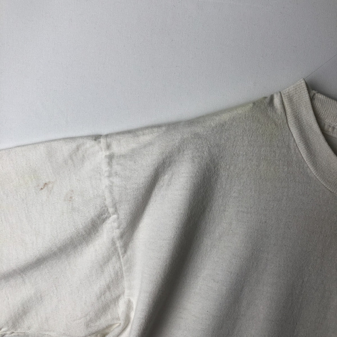 90'S Fruit of the Loom Band T-Shirt, Men's Size L (approx.), Vintage cotton white type Vintage Second Hand