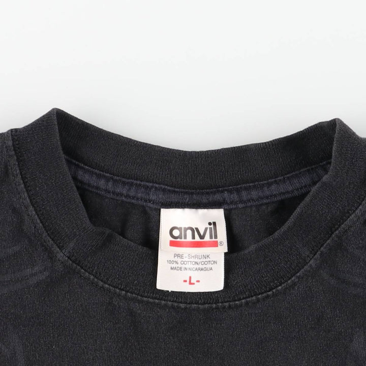 90'S ~ Anvil AC cotton black type Vintage Second Hand