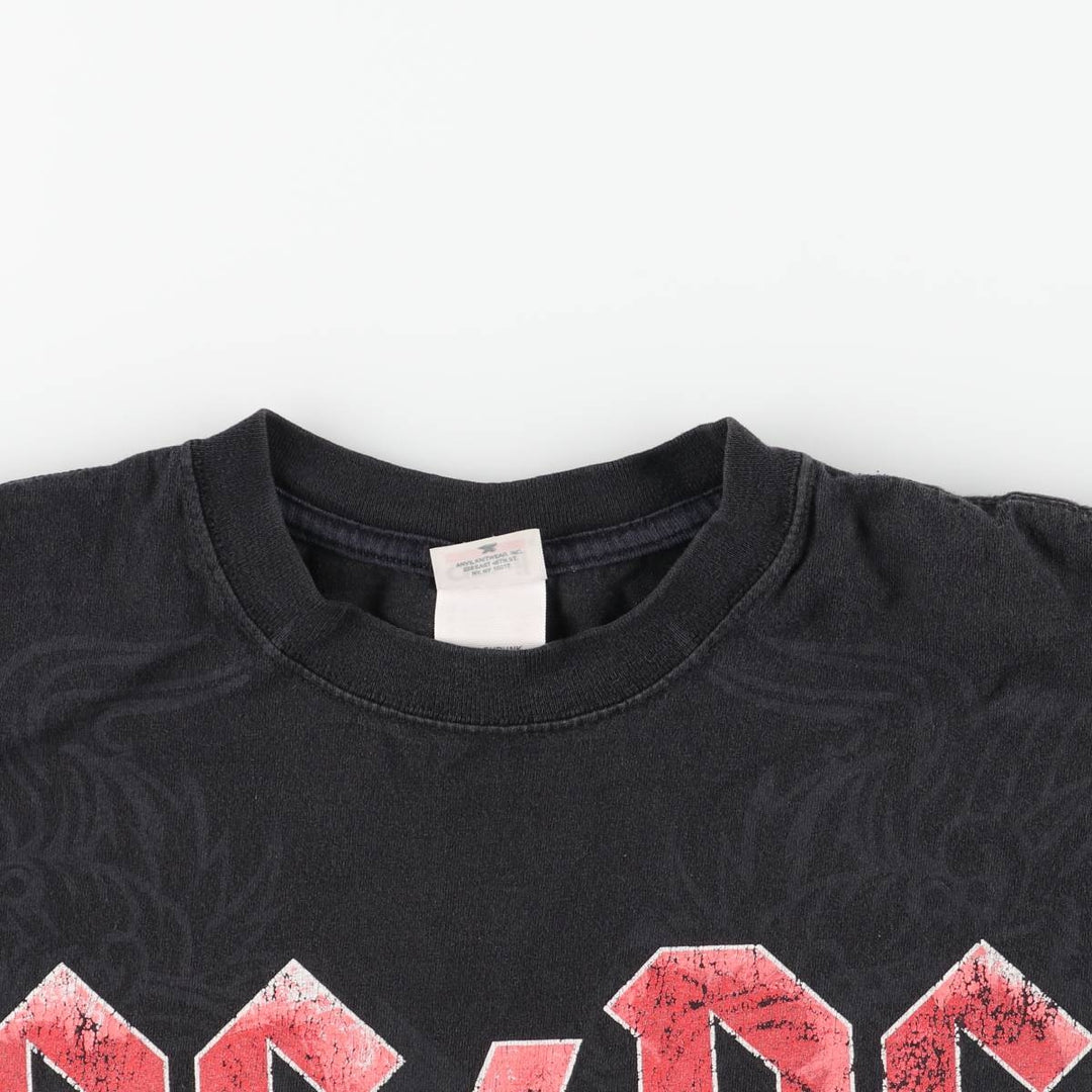 90'S ~ Anvil AC cotton black type Vintage Second Hand