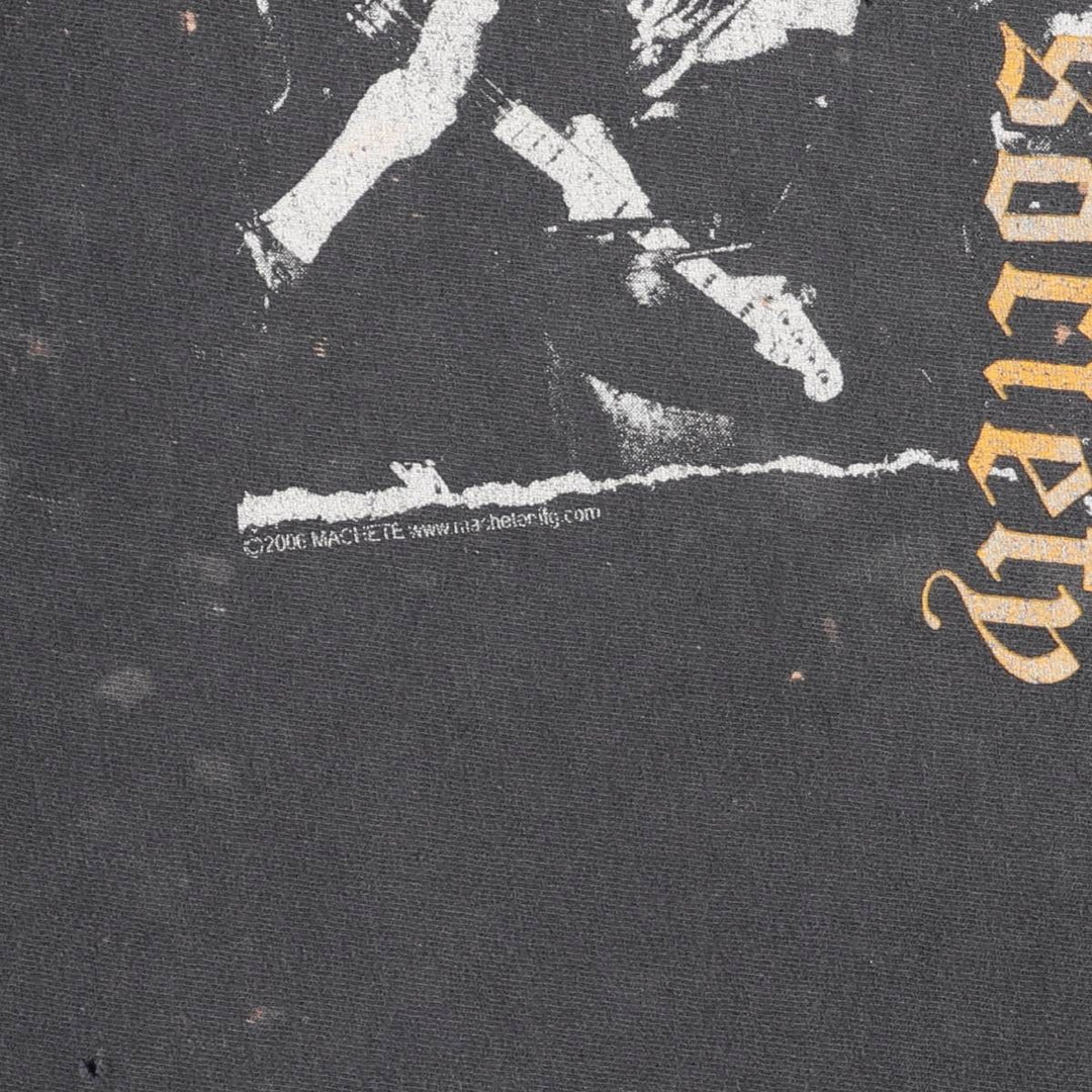 2000'S Delta The Casualties Cut-off Band T-shirt (Men's Size L) cotton black type Vintage Second Hand