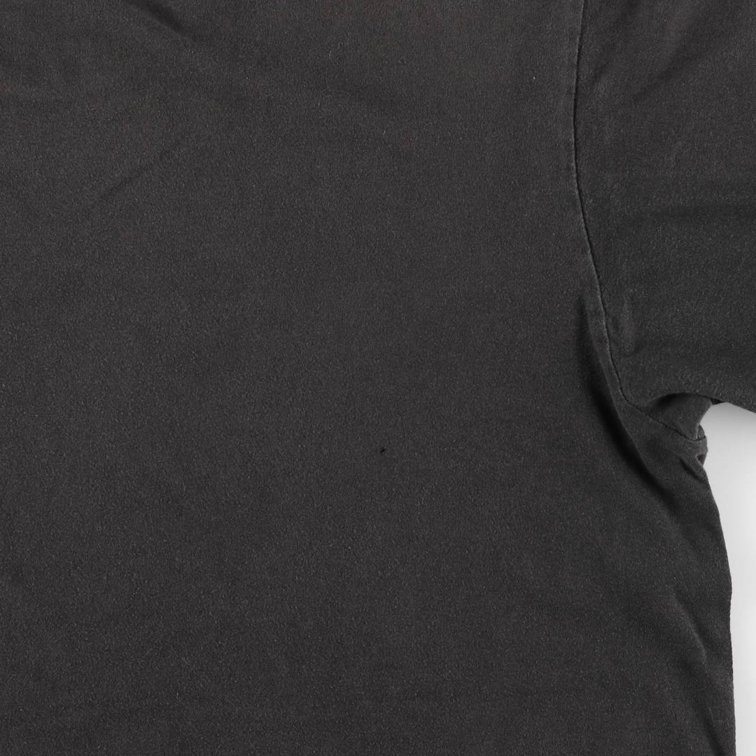 IRON MAIDEN Iron Maiden Band T-shirt Band T Men's L size unclear black type Vintage Second Hand