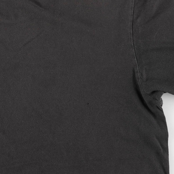 IRON MAIDEN Iron Maiden Band T-shirt Band T Men's L size unclear black type Vintage Second Hand