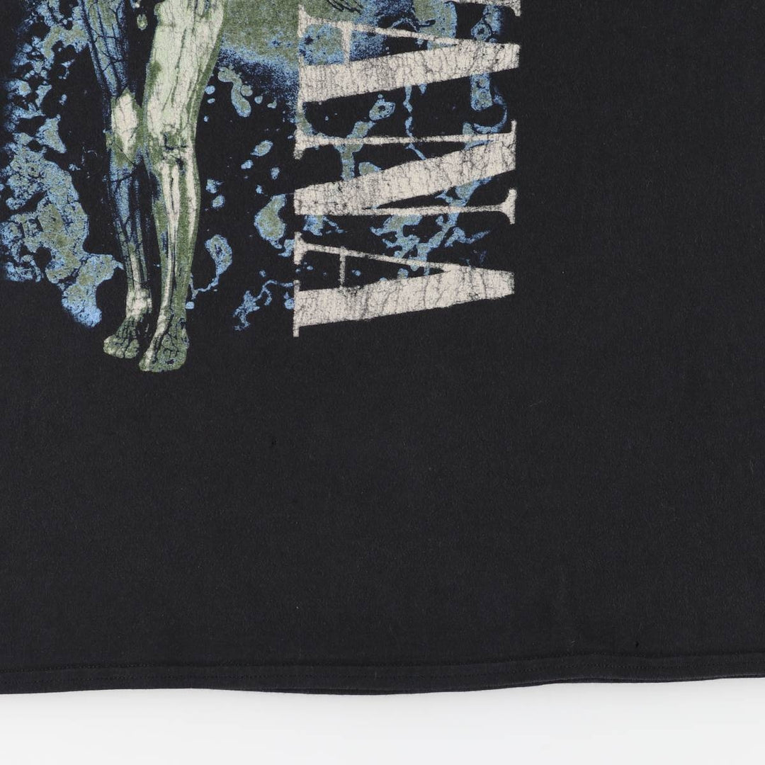NIRVANA Nirvana Band T-shirt, Band T, Men's M size unclear black type Vintage Second Hand