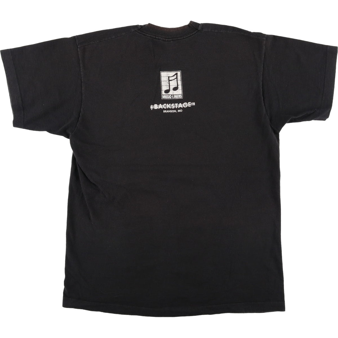 80'S Fruit of the Loom Triumvirate Music, Inc. Band T-shirt, Made in USA, Men's Size L (approx.) cotton black type Vintage Second Hand