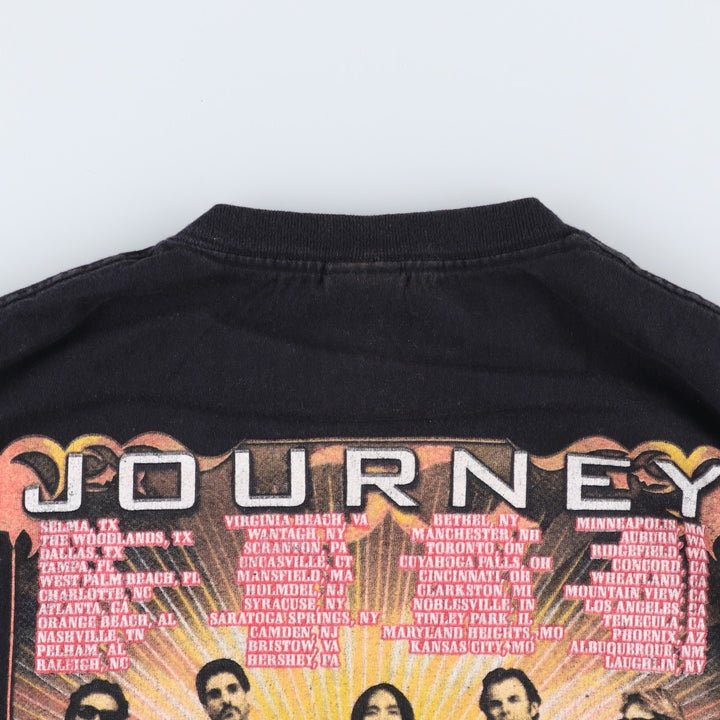 2000'S Delta Journey Band T-shirt, Men's Size L (approx.) cotton black type Vintage Second Hand