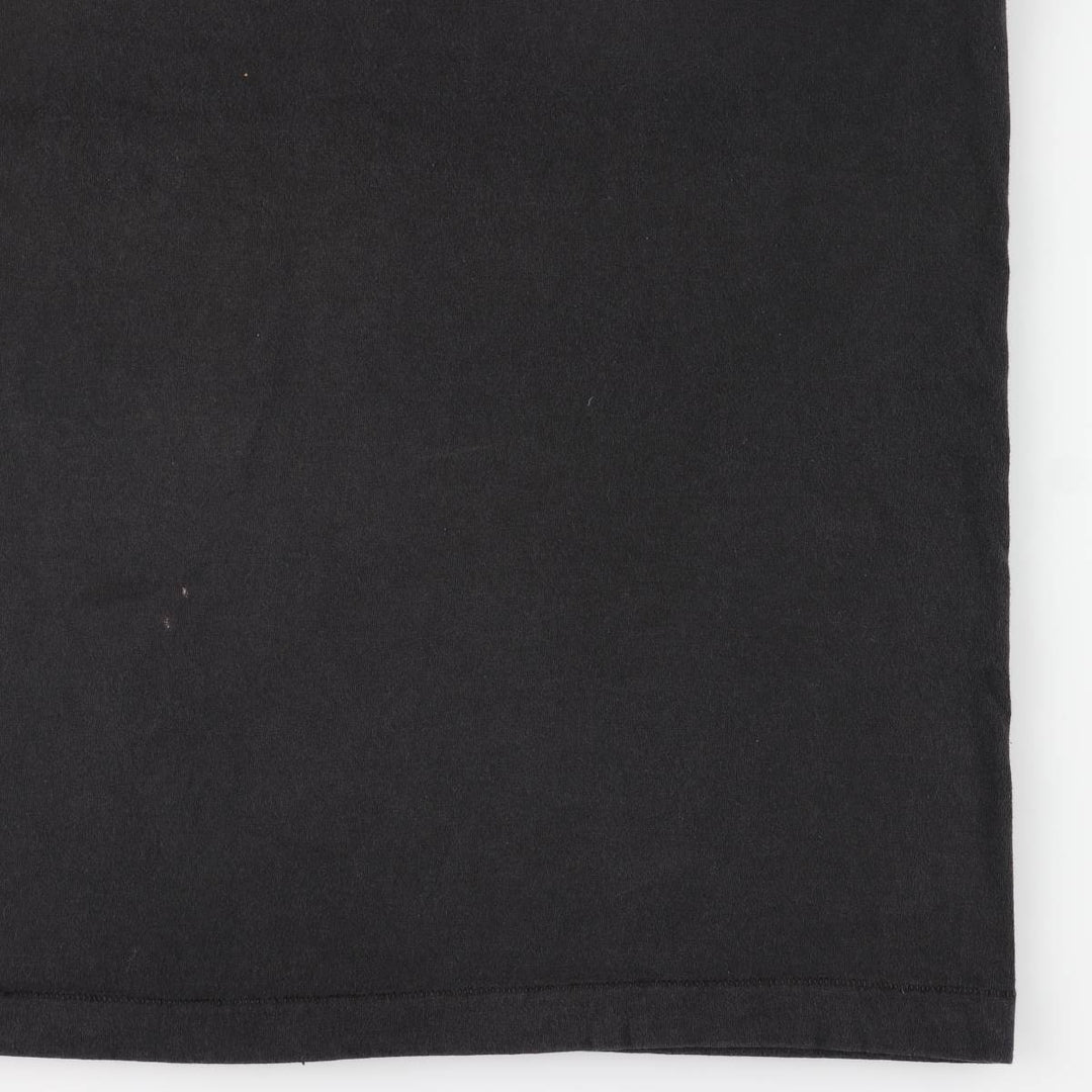 90'S Fruit of the Loom Obsidian Band T-Shirt, Made in USA, Men's Size XL (approx.) cotton black type Vintage Second Hand