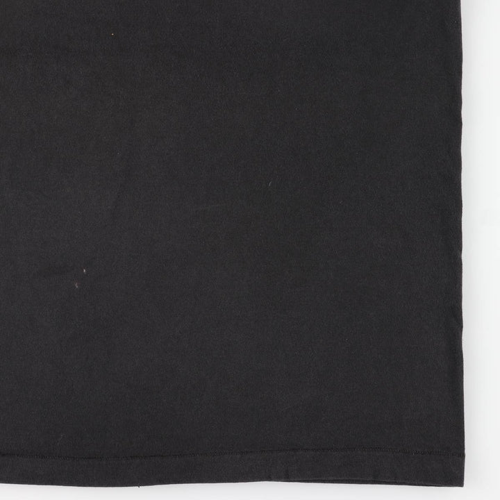90'S Fruit of the Loom Obsidian Band T-Shirt, Made in USA, Men's Size XL (approx.) cotton black type Vintage Second Hand