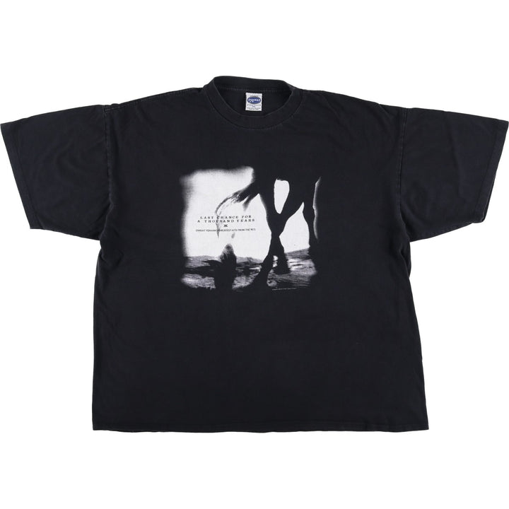 Cygnus DWIGHT YOAKAM Band T-shirt, Men's XXL equivalent. cotton black type Vintage Second Hand